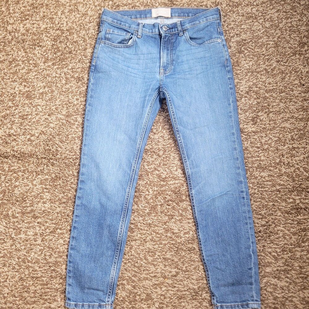 Everlane Ankle Jeans Womens Size 27 Medium Blue Wash Denim Mid Rise